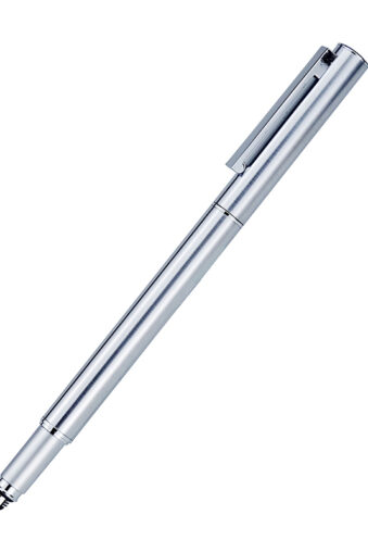 Hongdian 516 Stainless Steel Fountain Pen,Fine Nib Classic Design Converter Writing Pen Gift