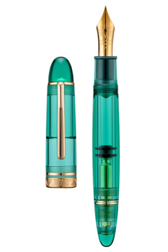 Majohn P140 Fountain Pen Size 8 F/M Nib Piston Pen, Large Capacity Acrylic Writing Pen Gift