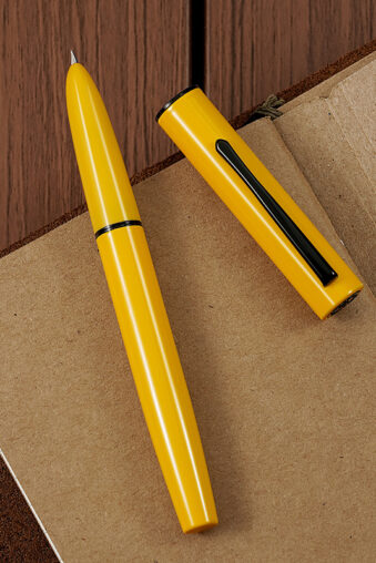 2 PCS Hongdian C1 Fountain Pen Converter Pen, Brass & Plastic EF/F Nib Office Writing Pen
