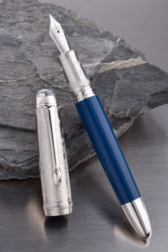 Hongdian CA35 Fountain Pen, Size 6 EF/ F Nib with Converter Writing Gift Pen