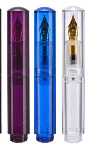 Majohn Wancai Mini Fountain Pen, EF/F Acrylic Travel Pocket Pen, short Size Eyedropper Pen