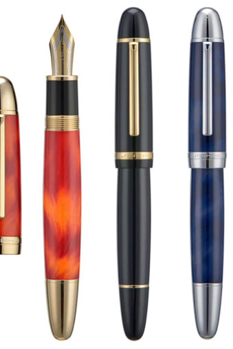 Jinhao X169 Fountain Pen Size 8 Nib, Large-capacity ink converter Metal Pen for Notes Business Signature