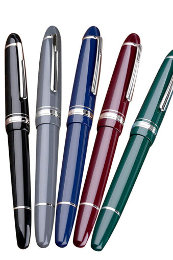 Majohn P136 Resin Piston Fountain Pen, EF/F Nib Smooth Writing Calligraphy Pen