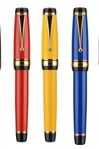 Luxury Big Metal Fountain Pen, EF/F/M/Bent Nib Writing Pen Gift