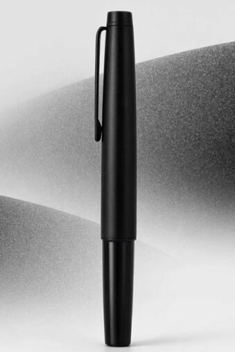 Jinhao 59 Matte Black Fountain Pen, EF/F Nib Mini Travel Pocket Pen
