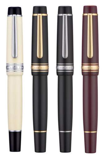 Wingsung ( Junlai ) 930 Piston Fountain Pen, #9 Iridium EF/F/M/B Nib Flat Top Large Resin Writing Pen